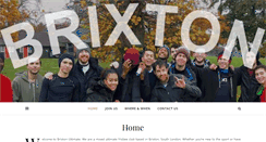 Desktop Screenshot of brixtonultimate.com